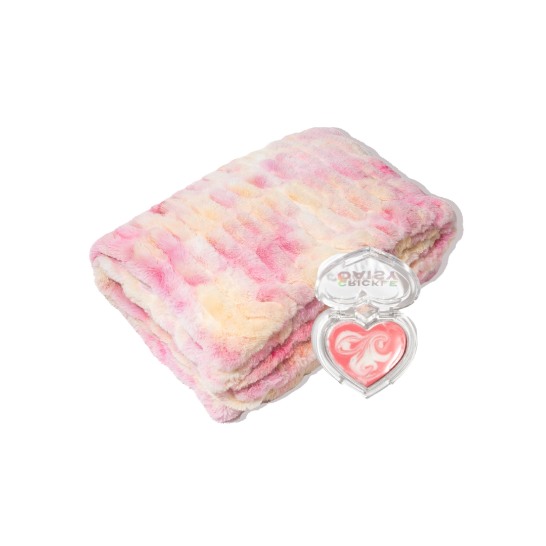 Cotton Candy Snuggle Blanket & Lip Mask Set