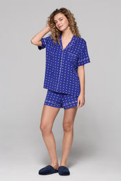 Meet Me in Mykonos Short Pajama Set