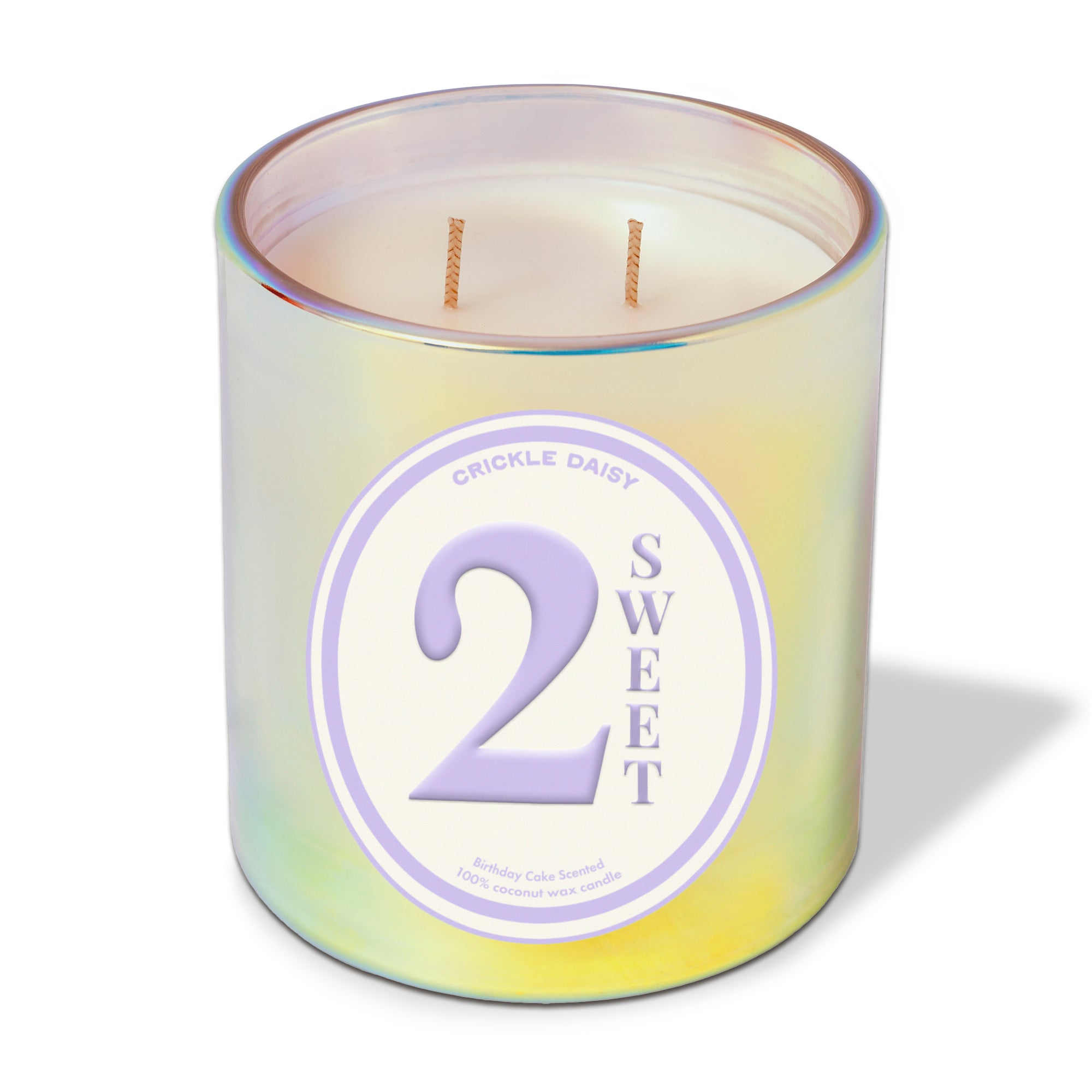 2 Sweet Candle- Birthday Cake Scented