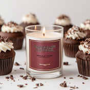 Chocolate Cupcake Candle