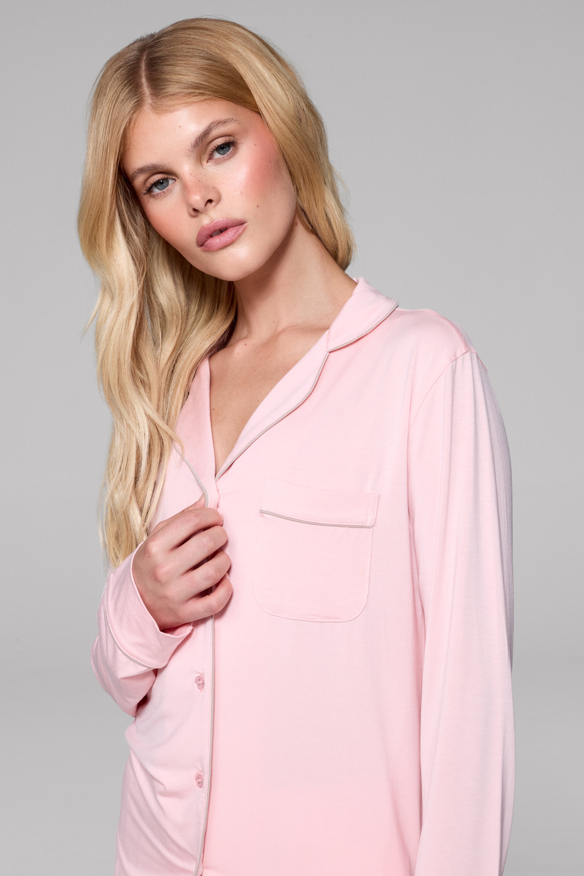 Pink Cloud Pajama Set