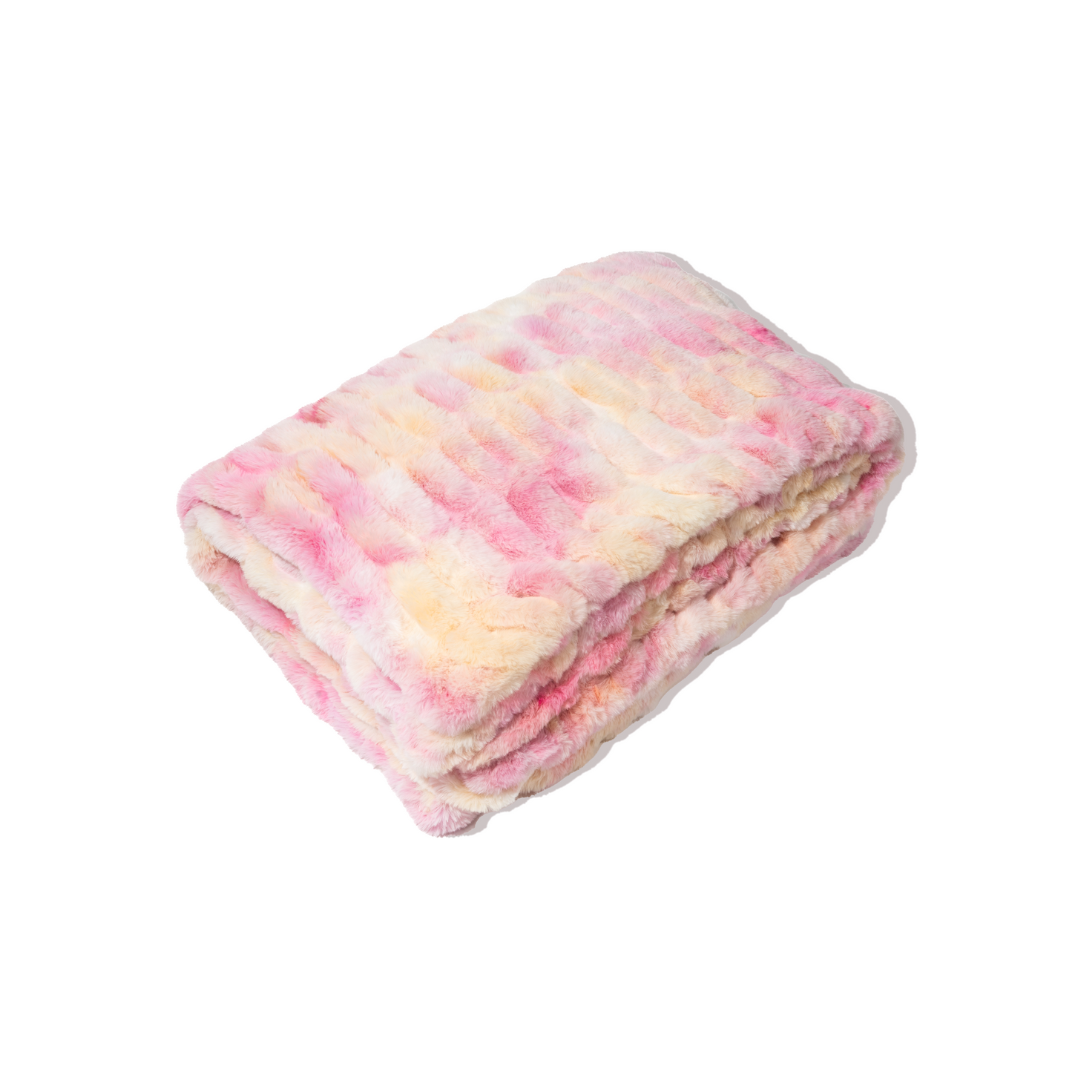 Ultra Plush Throw Cotton Candy Snuggle Blanket
